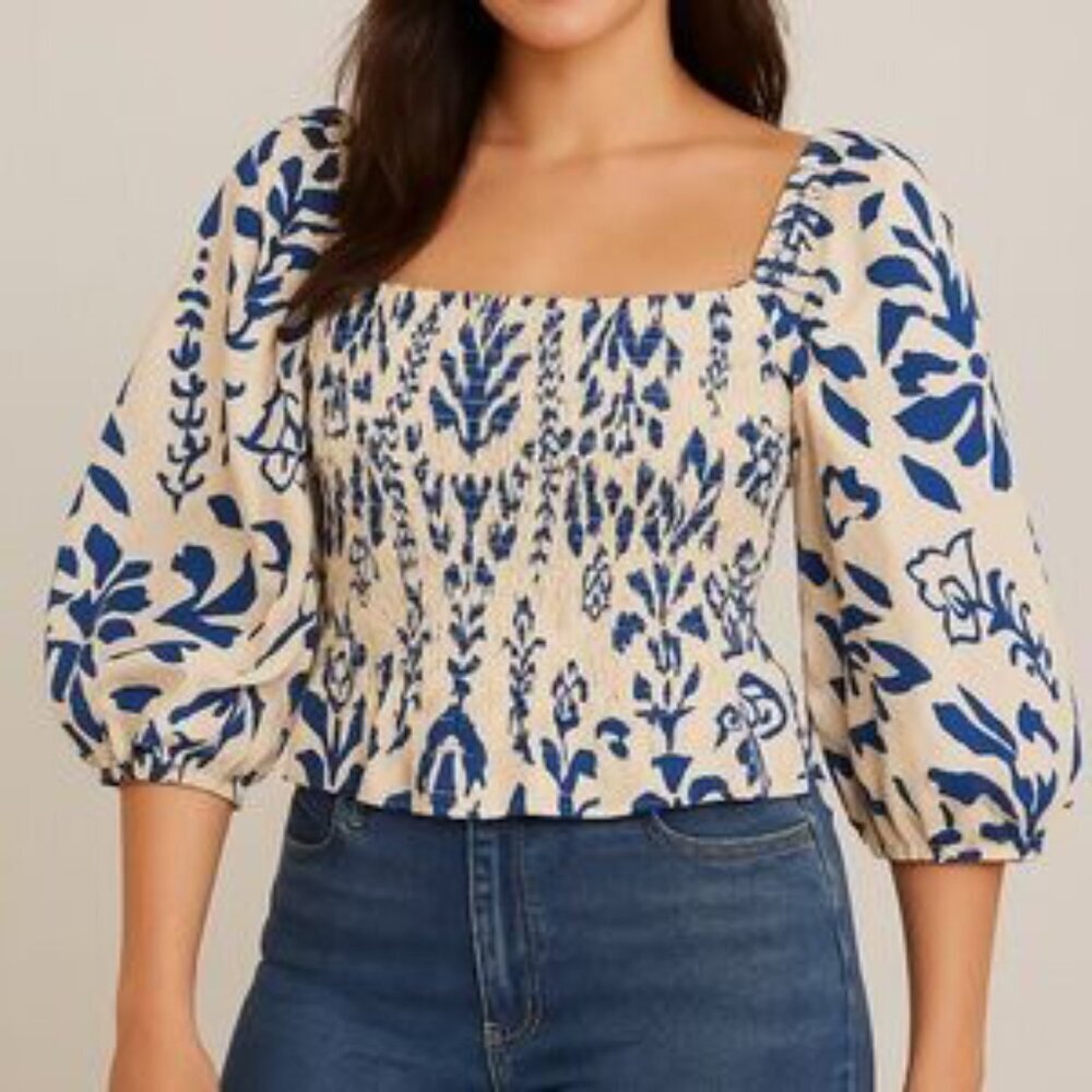 Sienna Sky Smocked Blouse